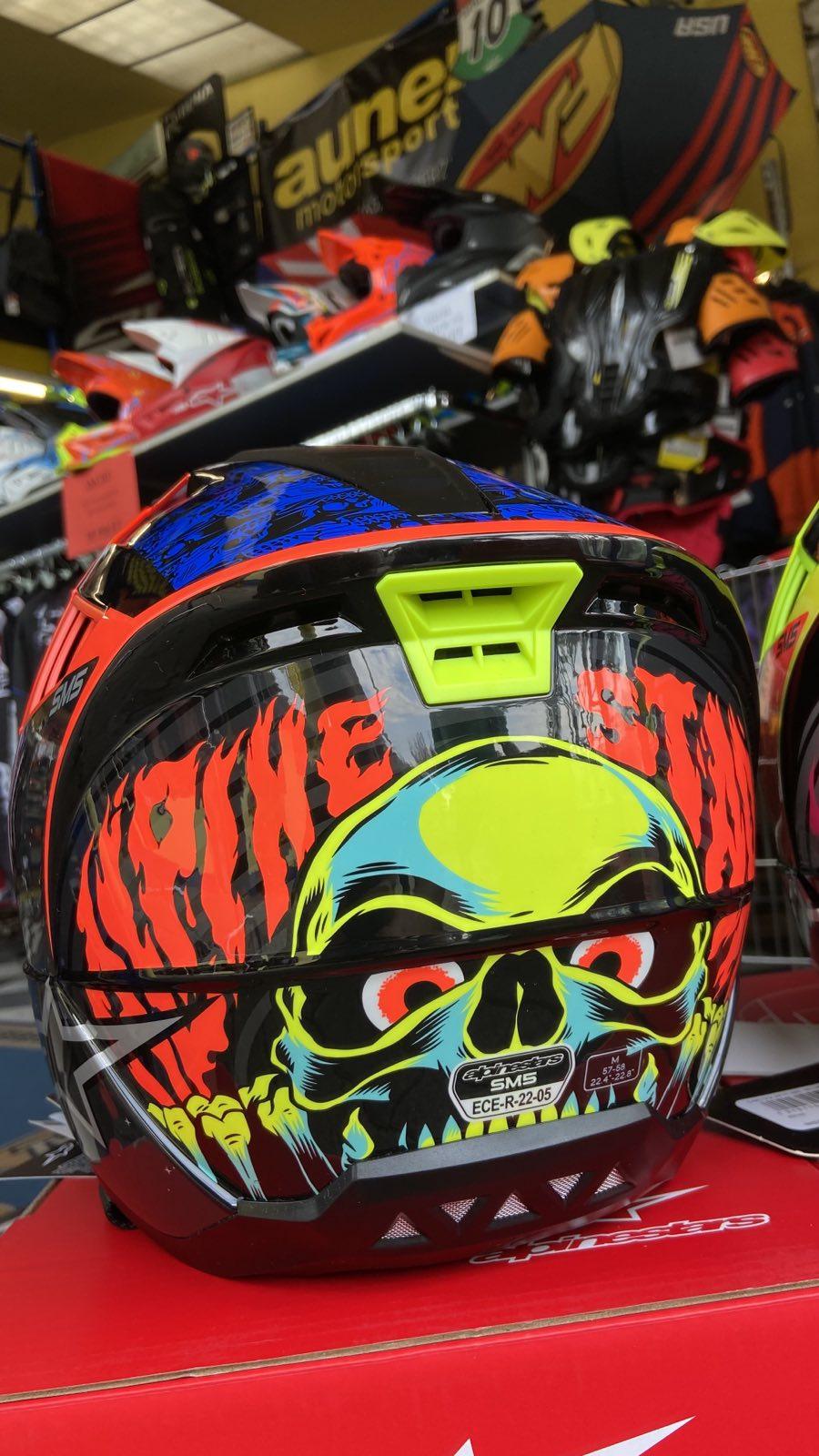Alpiunestars S-M5 Motocross Bukósisak